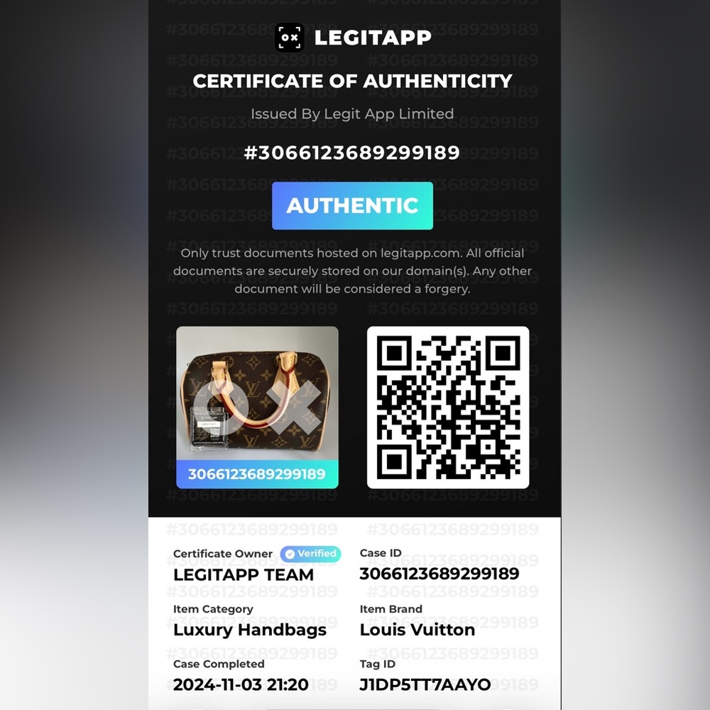 COA- Certificate of Authentication through Legit App